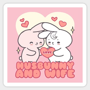 Hopping into Love with 'Husbunny and Wife' Bunny Duo! Sticker